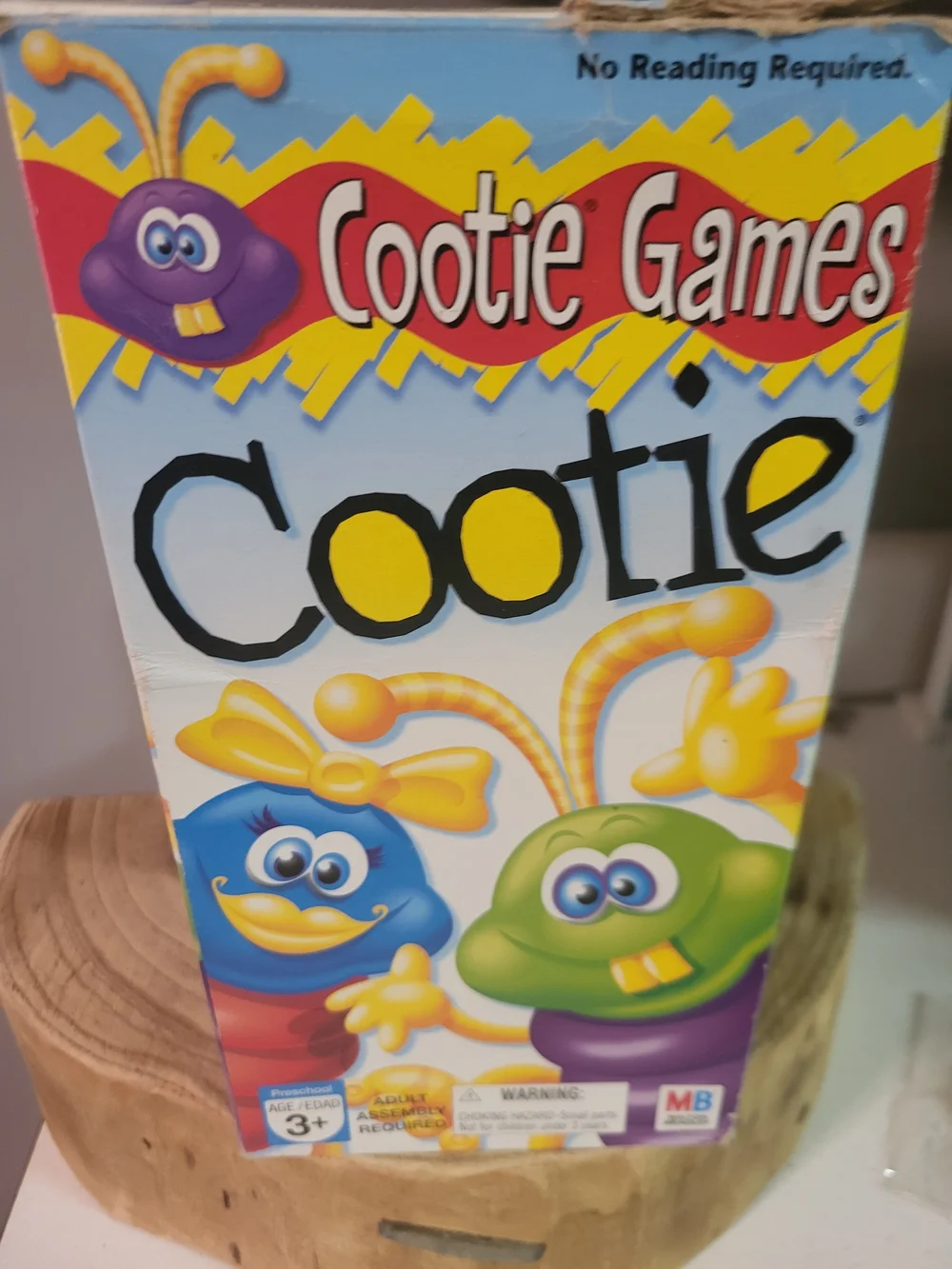 VINTAGE Original Cootie Game COMPLETE Milton Bradley 1999 Kids Children's 90's